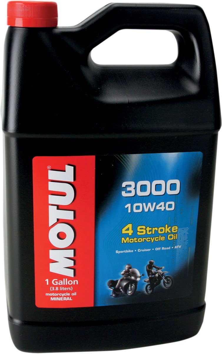 Amazon.com: Motul 3000 4T 10W40 1 Gallon Bottle : Automotive